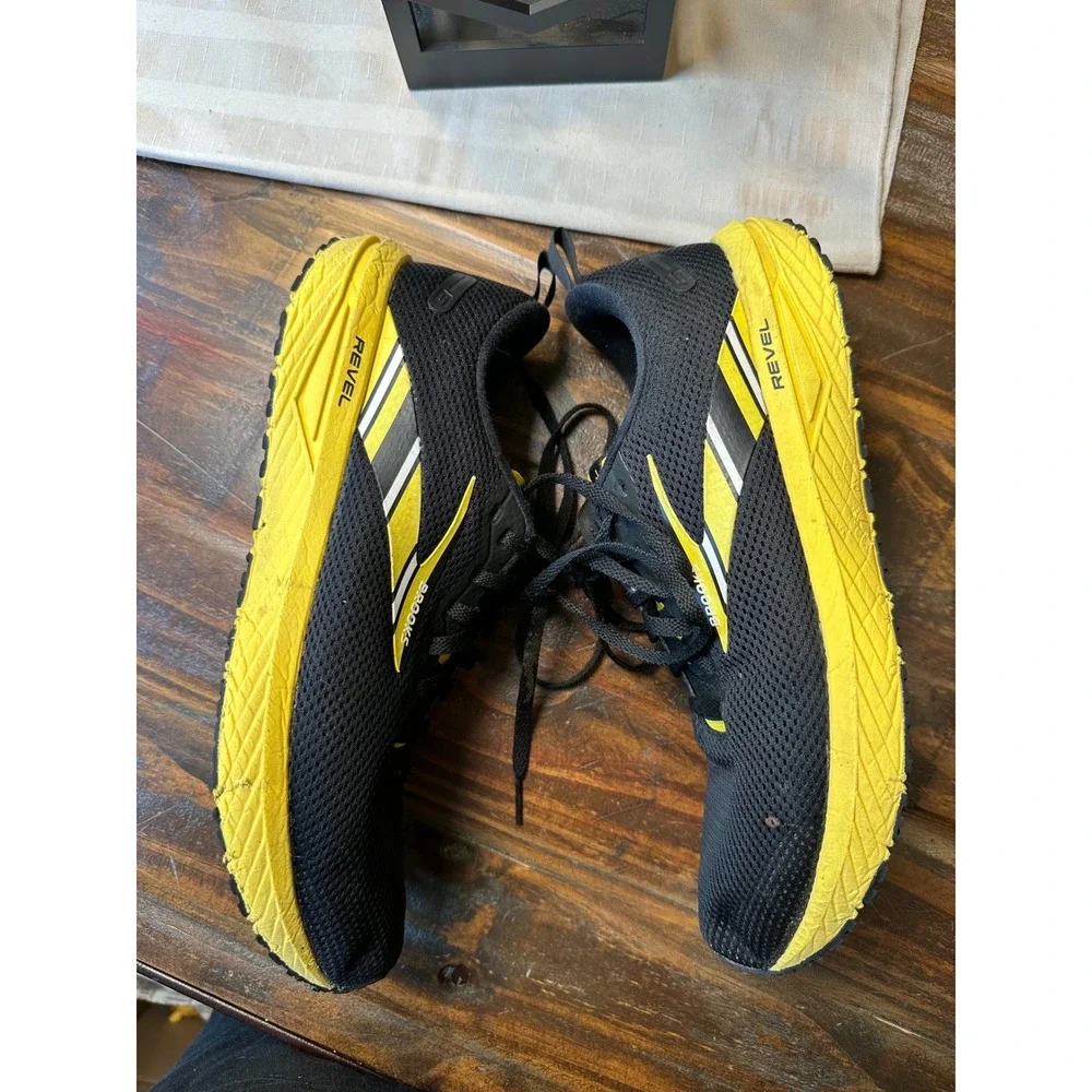 Brooks Revel 6 Mens Running Shoe Black Yellow Pittsburgh 1103981D096 Men Size 11